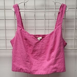 Nwt, a new day Pink Crop Top, 1X